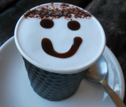 Happy Coffee - happy kids equals happy customers
